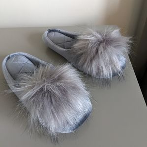 Pair of Pom Pom Ballerina Slippers
